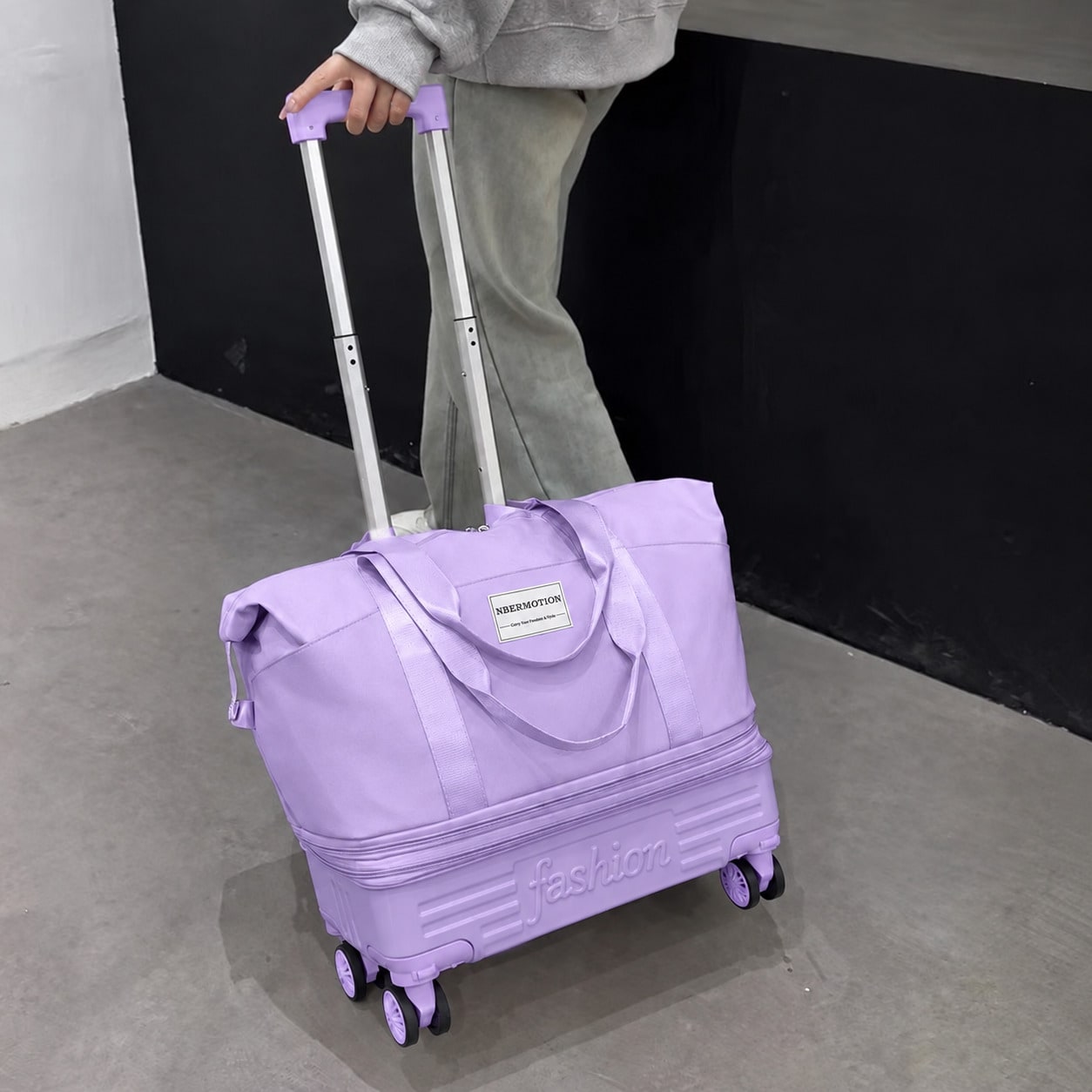 Tas Duffel Perjalanan yang Dap - Foldable Rolling Luggage Bag ulasan dan harga