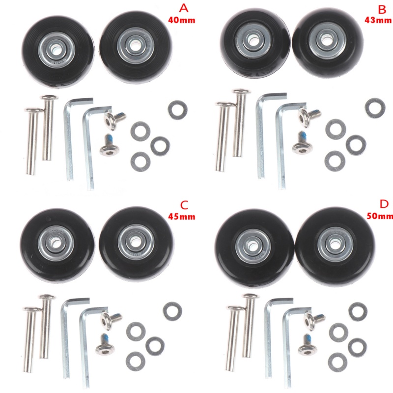 1Set OD 40-54mm as roda koper, - Front Opening Laptop Luggage 24 Inch ulasan dan harga