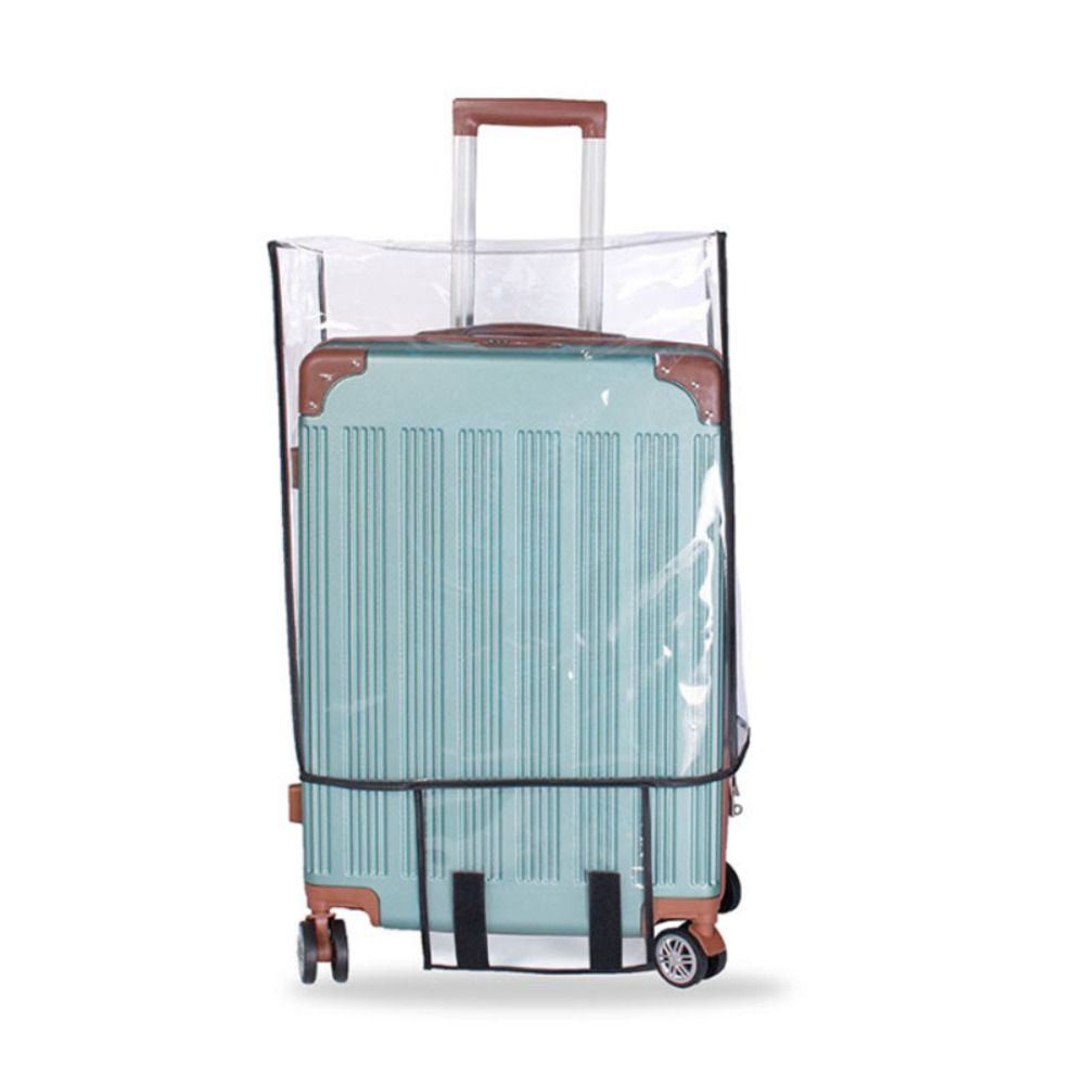 Penutup Bagasi Transparan PVC  - Waterproof Suitcase Cover Protector ulasan dan harga