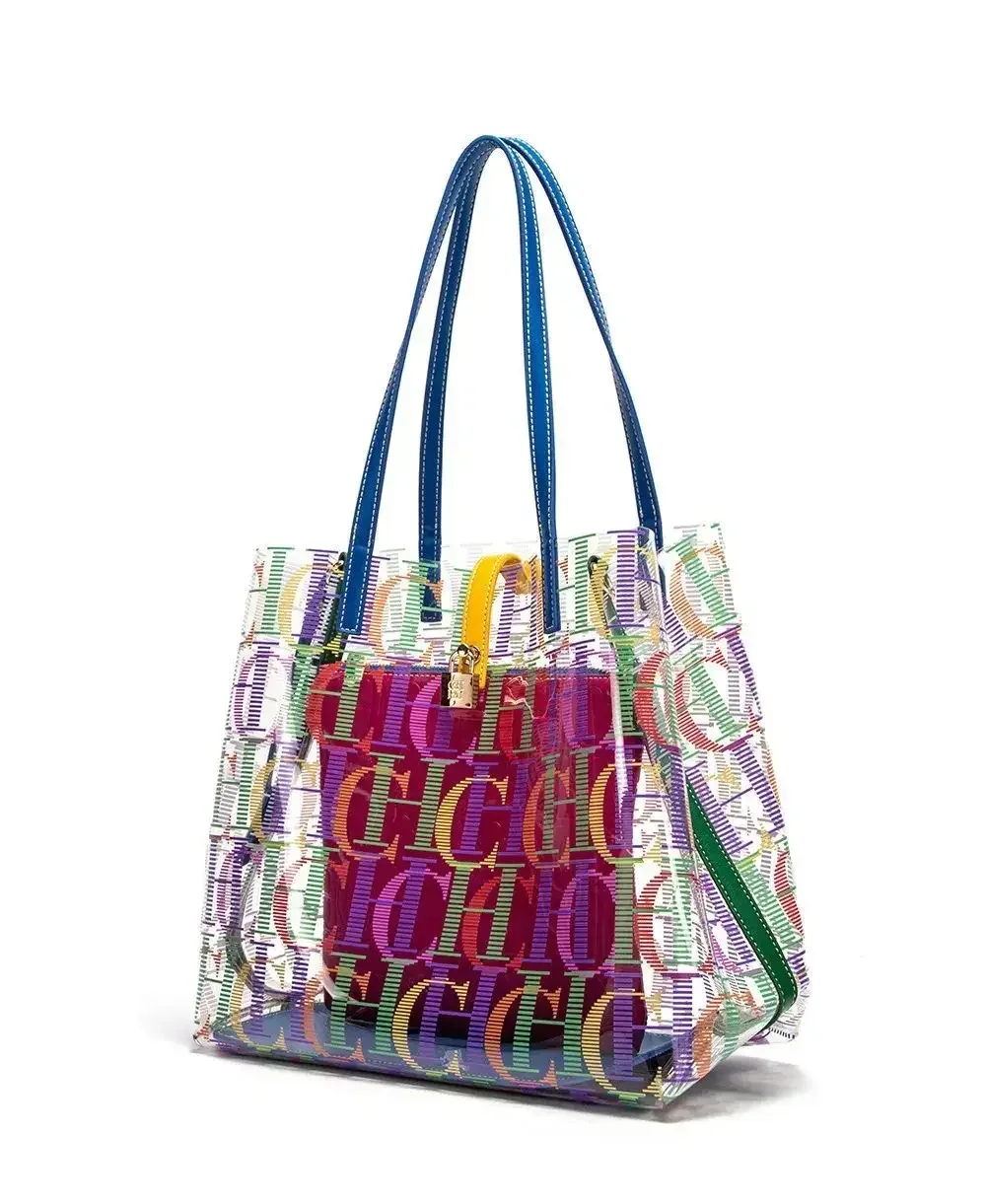 Tas Tote Transparan PVC Wanita - Wallets ulasan dan harga
