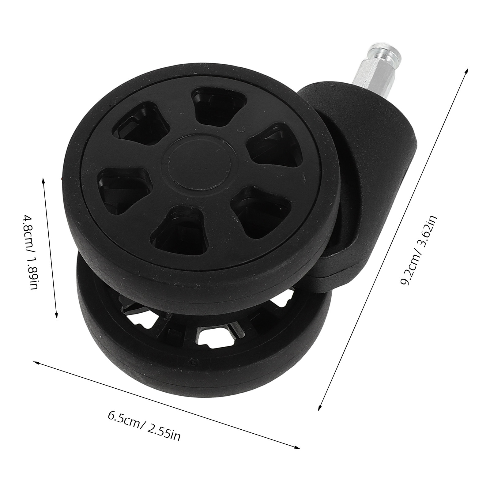 2 Buah Roda Koper Universal, P - Silent Replacement Luggage Wheels ulasan dan harga
