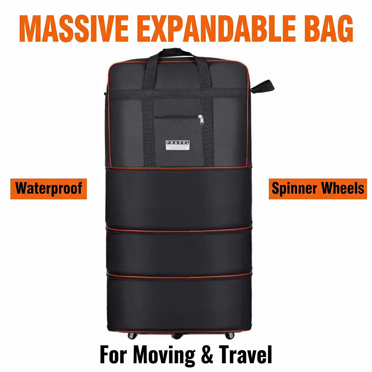 Tas Perjalanan Beroda, Tas Kop - Foldable Rolling Luggage Bag ulasan dan harga