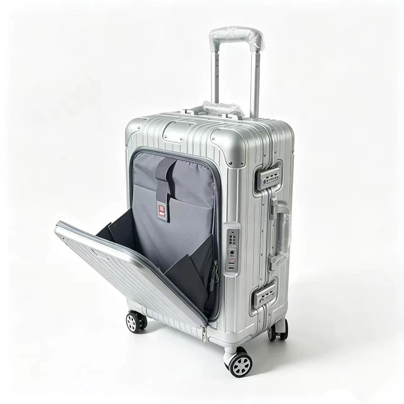 Koper Perjalanan dengan Bukaan - Spinner Wheel Rolling Suitcase 20 Inch ulasan dan harga