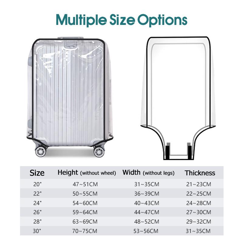 Pelindung Koper Transparan Tah - Luggage Protective Cover Transparent ulasan dan harga
