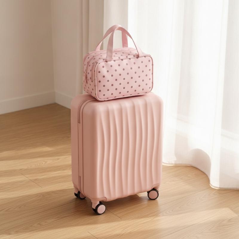 Tas Kosmetik Motif Polkadot, B - Cosmetic Bags ulasan dan harga