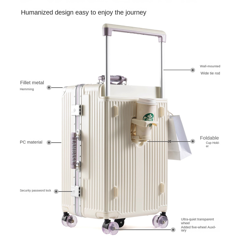 Koper dengan Rangka Aluminium, - Spinner Wheel Rolling Suitcase 20 Inch ulasan dan harga